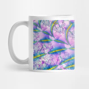 Pink Leaf Abstract Mug